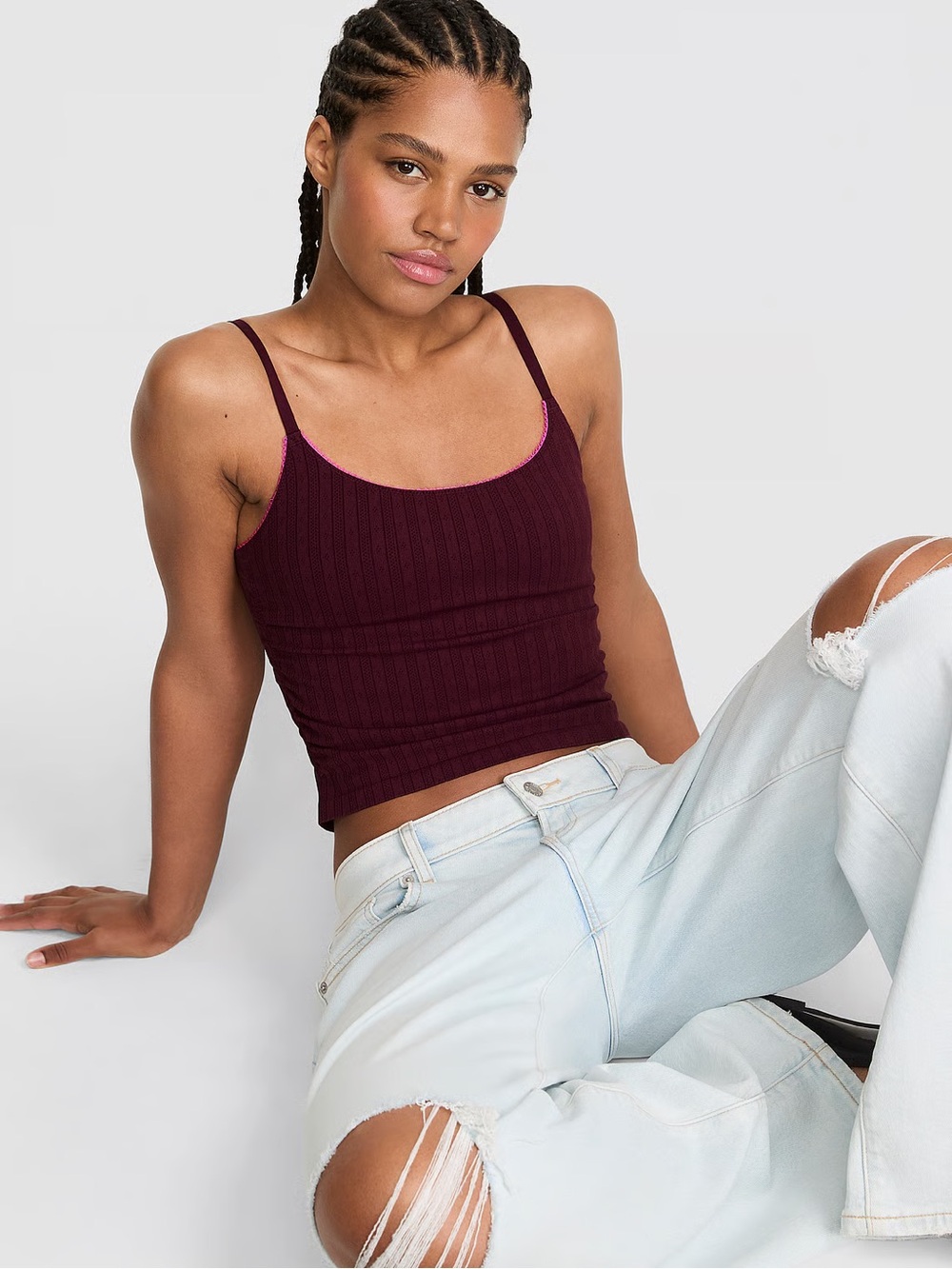 PINK AnyWear Cami ‘Wild Rose’ XS